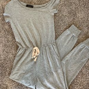 Grey romper size small